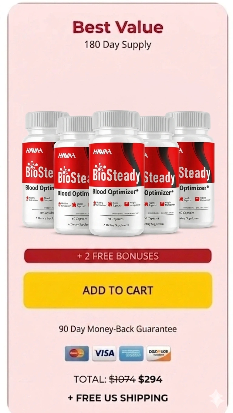 BioSteady - 6 Bottle